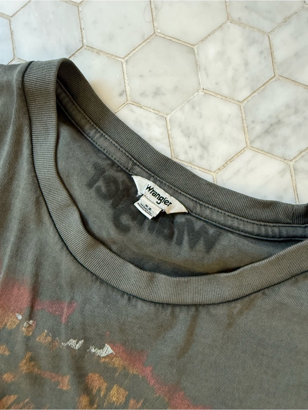 Free People Wrangler Oversized Tiger Graphic T-Shirt-size XS - Picture 2 of 6